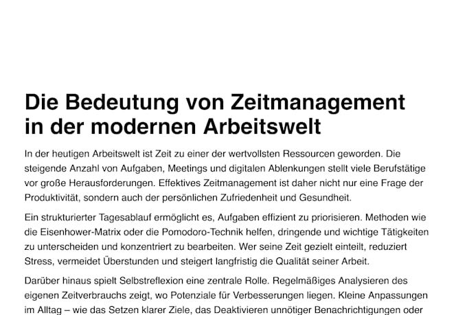 proofread and edit your german text professionally